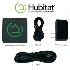 Hubitat Elevation Home Automation Hub (Model C-7) Compatible with Alexa, HomeKit, Google Home, Zigbee, Z-Wave, Lutron