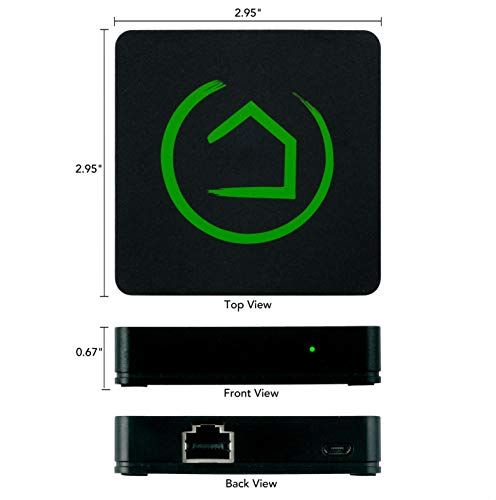 Hubitat Elevation Home Automation Hub (Model C-7) Compatible with Alexa, HomeKit, Google Home, Zigbee, Z-Wave, Lutron