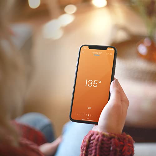 Ember Temperature Control Smart Mug 2, 14 oz, Black, 80 min. Battery Life - App Controlled Heated Coffee Mug - Improved Design