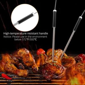 Govee Bluetooth Meat Thermometer, Wireless Meat Thermometer for Smoker Oven, Digital Grill Thermometer with 2 Probes, Timer Mode, Smart LCD Backlight BBQ Thermometer for Cooking Turkey Fish Beef