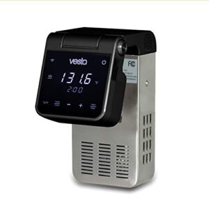 imersa elite sous vide cooker with unique folding design | powerful pump immersion circulator | app enabled with big display | by vesta precision
