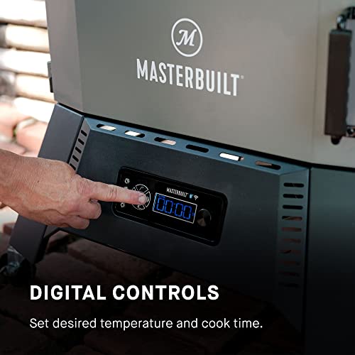Masterbuilt MB20060321 40-inch Digital Charcoal Smoker, Gray