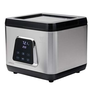 Sous Vide Water Oven by Vesta Precision - Perfecta | Powerful Pump Design | Accurate Temperature | Touch Panel or Wi-Fi App Control | Max/Min Water Level | 650 Watts | 10 Liter Capacity