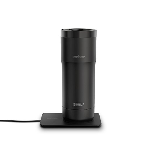 Ember Temperature Control Travel Mug, 12 Ounce, 2-hr Battery Life, Black - App Controlled Heated Coffee Travel Mug