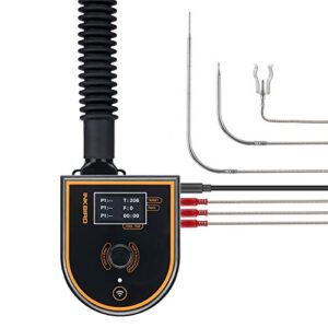 Inkbird Wifi Bluetooth BBQ Temperature Controller ISC-007BW, Automatic Smoker Fan Controller Grill Thermometer with 3 Probes for Big Green Egg, Kamado Joe, Weber, Primo, Vision Grill, Akorn Kamado