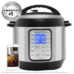 Instant Pot Smart Wifi 6 Quart Multi-use Electric Pressure, Slow, Rice Cooker, Yogurt, Cake Maker, Sauté, Steamer and Warmer, Silver