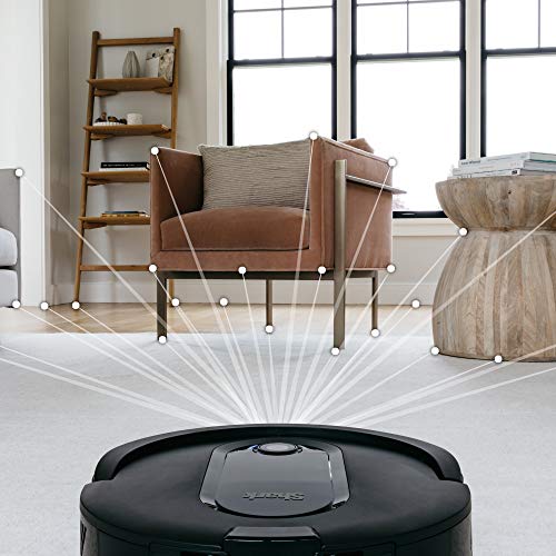 Shark IQ RV1001, Wi-Fi Connected, Home Mapping Robot Vacuum, Without Auto-Empty dock, Black