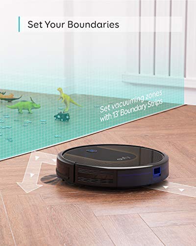 eufy by Anker, BoostIQ RoboVac 30C, Robot Vacuum Cleaner, Wi-Fi, Super-Thin, 1500Pa Suction, Boundary Strips Included, Quiet, Self-Charging Robotic Vacuum, Cleans Hard Floors to Medium-Pile Carpets