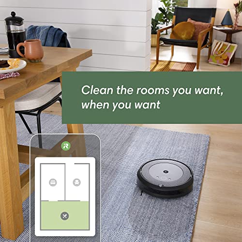 iRobot Roomba i3+ EVO (3550) Self-Emptying Robot Vacuum – Now Clean By Room With Smart Mapping, Empties Itself For Up To 60 Days, Works With Alexa, Ideal For Pet Hair, Carpets​