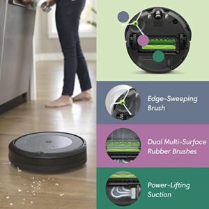 iRobot Roomba i3+ EVO (3550) Self-Emptying Robot Vacuum – Now Clean By Room With Smart Mapping, Empties Itself For Up To 60 Days, Works With Alexa, Ideal For Pet Hair, Carpets​