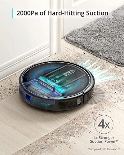 eufy by Anker, RoboVac G30, Robot Vacuum with Dynamic Navigation 2.0, 2000 Pa Strong Suction, Wi-Fi, Compatible with Alexa, Carpets and Hard Floors, Ideal for Pet Owners