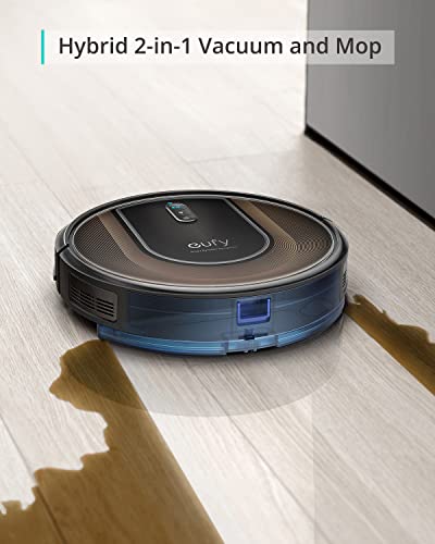 eufy by Anker, RoboVac G30 Hybrid, Robot Vacuum with Dynamic Navigation 2.0, 2-in-1 Vacuum and Mop, 2000 Pa Suction, Wi-Fi, Boundary Strips, Ideal for Pet Owners