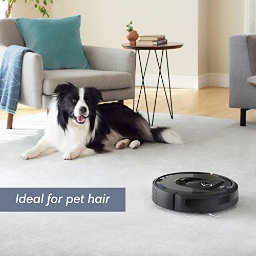 iRobot Roomba i7 (7150) Robot Vacuum- Wi-Fi Connected, Smart Mapping, Works with Alexa, Ideal for Pet Hair, Works With Clean Base, Black