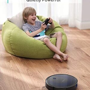 Eufy BoostIQ RoboVac 15C MAX, Wi-Fi Connected, Super-Thin, 2000Pa Suction, Quiet, Self-Charging Robotic Vacuum Cleaner, Cleans Hard Floors to Medium-Pile Carpets, Black (Renewed)