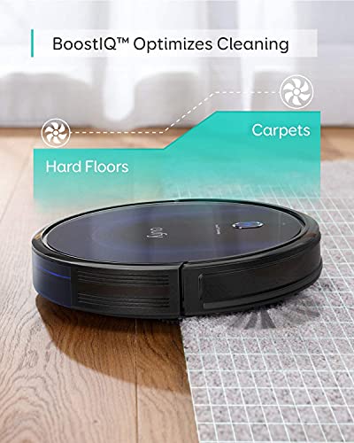 Eufy BoostIQ RoboVac 15C MAX, Wi-Fi Connected, Super-Thin, 2000Pa Suction, Quiet, Self-Charging Robotic Vacuum Cleaner, Cleans Hard Floors to Medium-Pile Carpets, Black (Renewed)