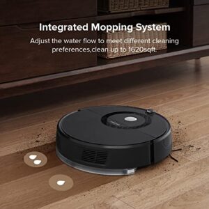 roborock E5 Mop Robot Vacuum and Mop, Self-Charging Robotic Vacuum Cleaner, 2500Pa Strong Suction, Wi-Fi Connected, APP Control, Works with Alexa, Ideal for Pet Hair, Carpets, Hard Floors (Black)