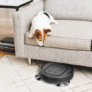 Shark ION R87, Wi-Fi Connected with Powerful Suction, Multi-Surface Brushroll and Voice Control with Alexa Robot Vacuum (RV871), 0.6 qt, Black (Renewed)