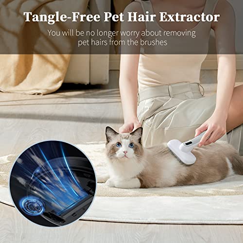 Trifo Robot Vacuum Cleaner, Emma Pet Model, 4000Pa Suction Power, 110min Runtime, Hair-Free Extractor Brush, Self-Charging & 2.4GHz WiFi, Edge Cleaning, Anti-Fall Sensors, Ideal for Pets