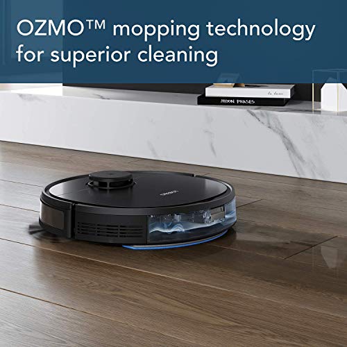 ECOVACS DEEBOT OZMO 950 2-in-1 Robot Vacuum Cleaner & Mop with Smart Navi 3.0 Technology, Up to 3 Hours of Runtime, Multi-Floor Mapping, 3 Levels of Suction Power, and Hard Floors & Carpets (Renewed)