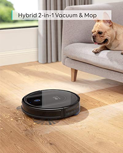 eufy by Anker, RoboVac G10 Hybrid, Robotic Vacuum Cleaner, Dynamic Navigation, 2-in-1 Sweep and mop, Wi-Fi, Super-Slim, 2000Pa Strong Suction, Quiet, Self-Charging, for Hard Floors Only