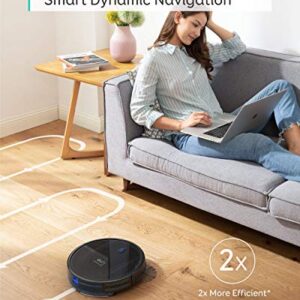 eufy by Anker, RoboVac G10 Hybrid, Robotic Vacuum Cleaner, Dynamic Navigation, 2-in-1 Sweep and mop, Wi-Fi, Super-Slim, 2000Pa Strong Suction, Quiet, Self-Charging, for Hard Floors Only