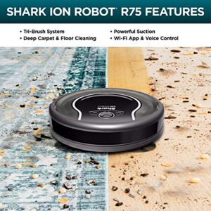 Shark Robotic Vacuum, 0.45 Quarts, Smoke