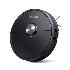 roborock s6 robot vacuum, robotic vacuum cleaner and mop with adaptive routing,multi-floor mapping, selective room cleaning, super strong suction, and extra long battery life, works with alexa(black)