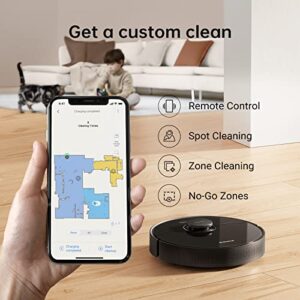 Dreametech L10 Pro Robot Vacuum Cleaner with Dual-Line LiDAR Navigation, 3D Obstacle Avoidance, 4000Pa Suction Multi-Level Mapping, Compatible with Alexa/App, Ideal for Pet Hair, Carpet, Hard Floors