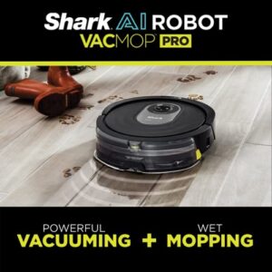 Shark AI Robot Vacuum & Mop, Black/Silver (RV2001WD)