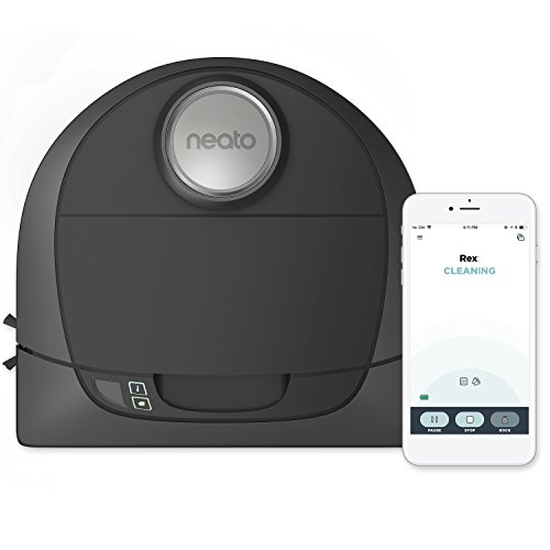 Neato Botvac D5 Connected Laser Guided Robot Vacuum, Pet & Allergy, Works with Smartphones, Alexa, Smartwatches