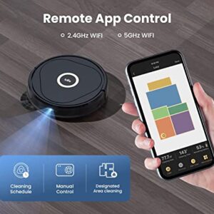 Trifo Robot Vacuum with 4000Pa Suction, Visual SLAM Navigation, Multi-Level Mapping, Wi-Fi Compatible with Alexa, Robotic Vacuum Good for Pet Hair, Carpet and Hard Floors (Pet Version)