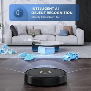 Trifo Robot Vacuum with 4000Pa Suction, Visual SLAM Navigation, Multi-Level Mapping, Wi-Fi Compatible with Alexa, Robotic Vacuum Good for Pet Hair, Carpet and Hard Floors (Pet Version)