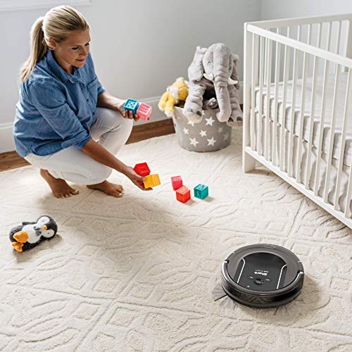 SHARK ION Robot Vacuum R85 WiFi-Connected with Powerful Suction, XL Dust Bin, Self-Cleaning Brushroll and Voice Control with Alexa or Google Assistant (RV850)