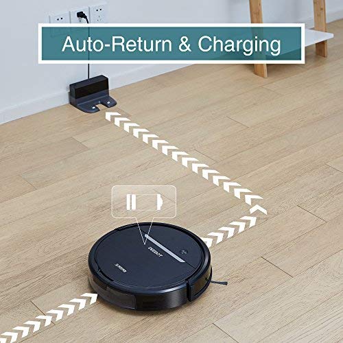 ECOVACS OZMO 601 Self-Charging Robot Mop & Vacuum w/Smart Phone App Controls, Auto-Clean Mode, 2 Specialized Cleaning Modes, Digital Mop for Pet Hair, Dirt, Dried Liquids & Hard Floors