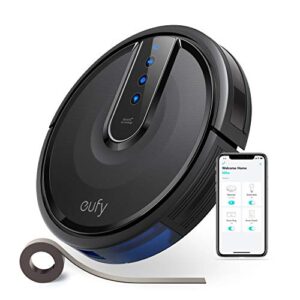 eufy by anker, boostiq robovac 35c, robot vacuum cleaner, wi-fi, upgraded, super-thin, 1500pa strong suction, touch-control panel, 6ft boundary strips, quiet, cleans hard floors to medium-pile carpets