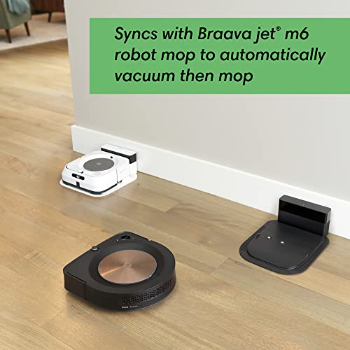 iRobot Roomba S9 (9150) Robot Vacuum- Wi-Fi Connected, Smart Mapping, Powerful Suction, Works with Alexa, Ideal for Pet Hair, Works With Clean Base