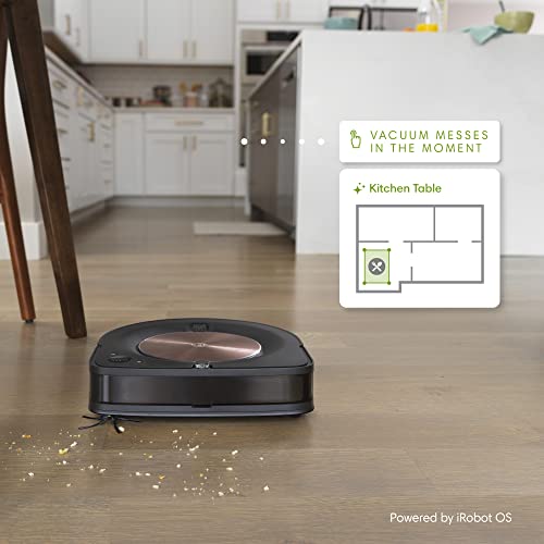 iRobot Roomba S9 (9150) Robot Vacuum- Wi-Fi Connected, Smart Mapping, Powerful Suction, Works with Alexa, Ideal for Pet Hair, Works With Clean Base