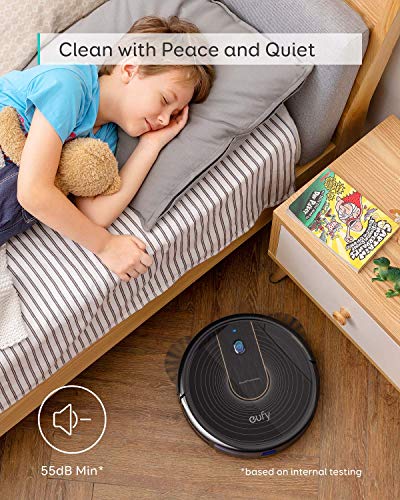 eufy [BoostIQ] RoboVac 15C, Wi-Fi, Upgraded, Super-Thin, 1300Pa Strong Suction Quiet, Self-Charging Robotic Vacuum Cleaner, Cleans Hard Floors to Medium-Pile Carpets (Renewed)