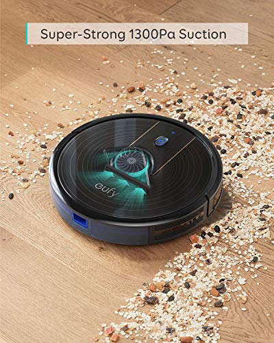 eufy [BoostIQ] RoboVac 15C, Wi-Fi, Upgraded, Super-Thin, 1300Pa Strong Suction Quiet, Self-Charging Robotic Vacuum Cleaner, Cleans Hard Floors to Medium-Pile Carpets (Renewed)