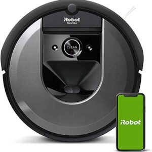 iRobot Roomba i7 (7150) Robot Vacuum- Wi-Fi Connected, Smart Mapping, Compatible with Alexa, Ideal for Pet Hair, Works with Clean Base, Black (Renewed)