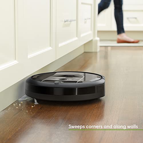 iRobot Roomba i7 (7150) Robot Vacuum- Wi-Fi Connected, Smart Mapping, Compatible with Alexa, Ideal for Pet Hair, Works with Clean Base, Black (Renewed)