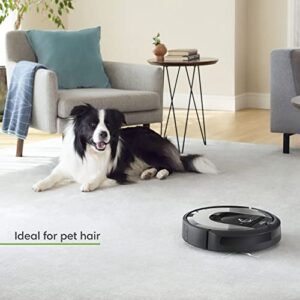 iRobot Roomba i6+ (6550) Robot Vacuum with Automatic Dirt Disposal-Empties Itself, Traps Allergens, Wi-Fi Connected Mapping, Compatible with Alexa, Ideal for Pet Hair, Carpets, Light Silver (Renewed)