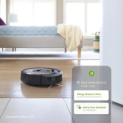 iRobot Roomba i6+ (6550) Robot Vacuum with Automatic Dirt Disposal-Empties Itself, Traps Allergens, Wi-Fi Connected Mapping, Compatible with Alexa, Ideal for Pet Hair, Carpets, Light Silver (Renewed)