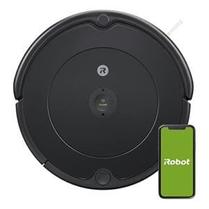 irobot roomba 692 robot vacuum-wi-fi connectivity, compatible with alexa, good for pet hair, carpets, hard floors, self-charging, charcoal grey (renewed)