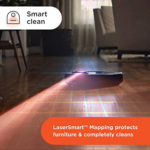 Neato Robotics Botvac D7 Connected Robot Vacuum - Laser Navigation, Wi-Fi Connectivity, Ideal for Corners, Pet Hair, Carpets & Hard Floors