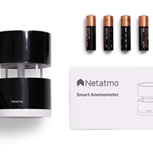 Wireless Anemometer with Wind Speed and Direction Sensor – Wind Gauge for Netatmo Weather Station