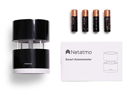 Wireless Anemometer with Wind Speed and Direction Sensor – Wind Gauge for Netatmo Weather Station