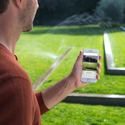 Rachio WiFi Smart Lawn Sprinkler Controller, Works with Alexa, 8-Zone (2nd Generation) (8ZULW-B)