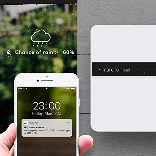 Aeon Matrix Yardian Pro Smart Sprinkler Controller with Instant Button Control, 8 Zone, Compatible with Amazon Alexa, Apple HomeKit, Google Home, Google Assistant, IFTTT