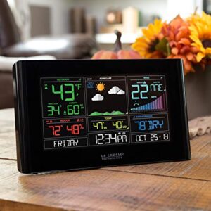 La Crosse Technology S82950-INT WiFi Professional Weather Station, Black